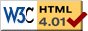 Valid HTML 4.01!