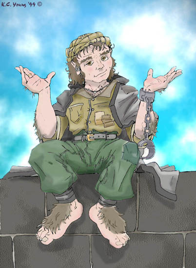 A Halfling Rogue
