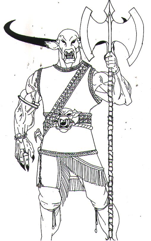 A Minotaur Warrior